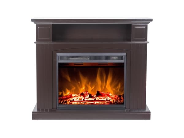 Flammifera Fireplace With Mantel Ws-Q-11 Brown