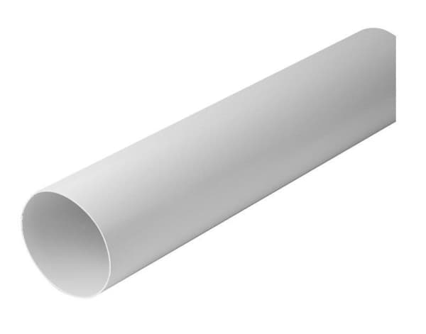 Europlast ilmanvaihtokanava 100Mm 1,5M Valkoinen muovi