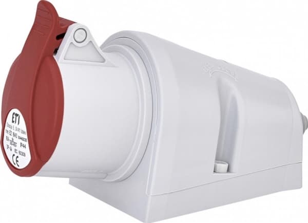 Eti Ez 1643 16A. 400A. 3P+Pe.vägguttag