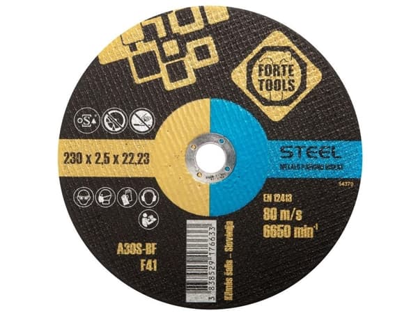 Forte_Tools Cutting Disc 230X2,5X22,23 Mmforte Tool
