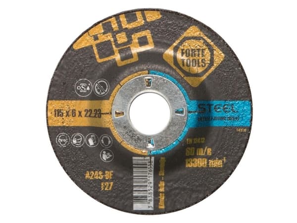 Forte_Tools Slipeblad 115X6,5X22,23 Mm