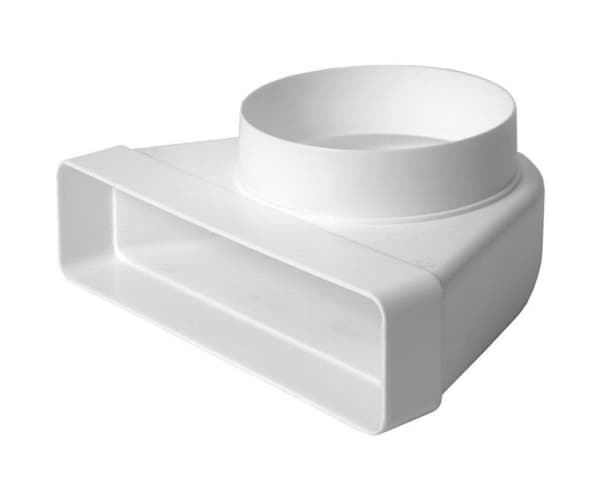 Europlast Ventilation Elbow (220X55 Mm D125mm