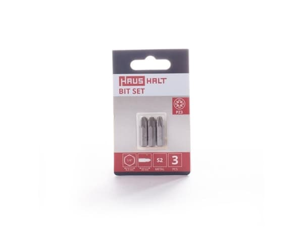Haushalt Screwdriver Bit Pz3x25mm 3Pcs