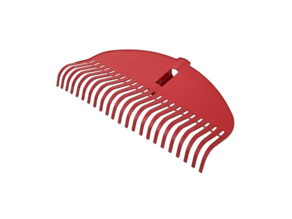 Haushalt Rake Fan-Shape Plastic 23T No Handle H