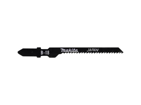 Makita B-18 - Stikksagblad - for tre, plast, kryssfinér, pleksiglass, finertre - 5 deler - T-skaft - lengde: 77 mm