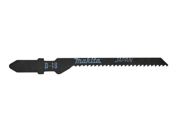 Makita B-18 - Sticksågblad - för trä, plast, plywood, plexiglas, träfanér - 5 delar - T-skaft - längd: 77 mm