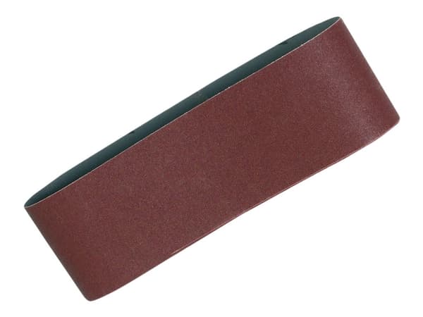 Makita - Slipband - för trä, metall, plast, aluminum, stål, målarfärg - 5 delar - grus: 150, medium-coarse - 76 mm x 457 mm - för Makita 9910, 9911,