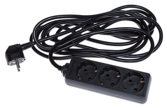 Okko Ext Cord Kf-Gs-03-A 3X1.5 5M 3P Black