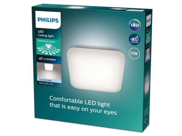 Philips Funktionell 8718696162811, LED, 4000 K, 2000 LM, IP20, Vit