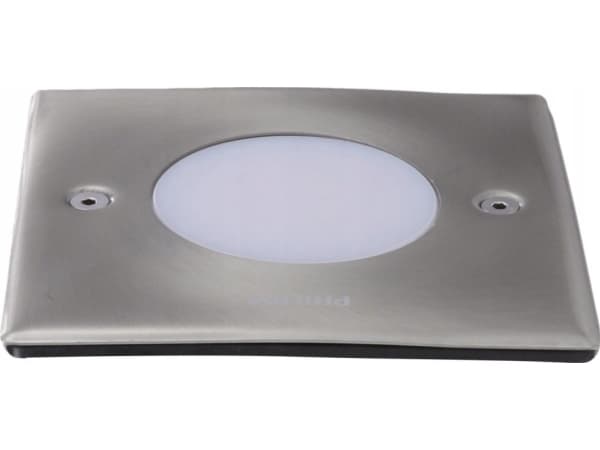 Philips myGarden Crust markspottar/spets 3,2 W, Punktbelysning för utomhusbruk, Rostfritt stål, Rostfritt stål, Syntet, IP67, Trädgård, Terass, II