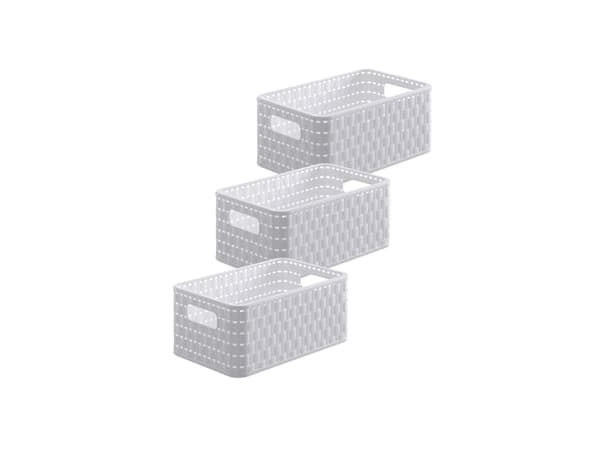 Rotho Storage Box Country 6L 28X18x13 White