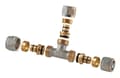 Miniatyrbild 1 av 3: TDM BRASS DEMOUNTABLE THREADED TEE 1445E 20X20X20