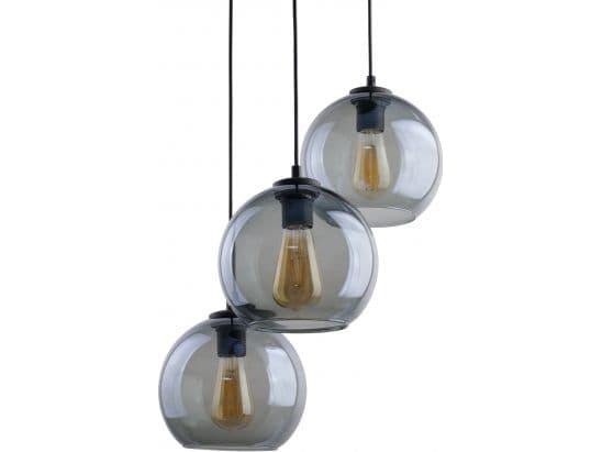 LUMINAIRE CUBUS GRAPHITE2819 3X60WE27