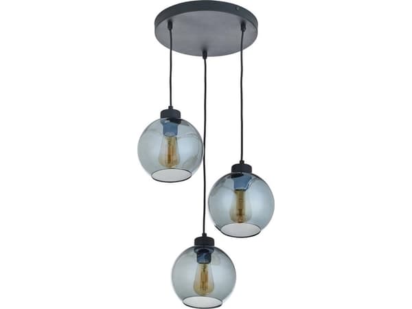 LUMINAIRE CUBUS GRAPHITE2819 3X60WE27