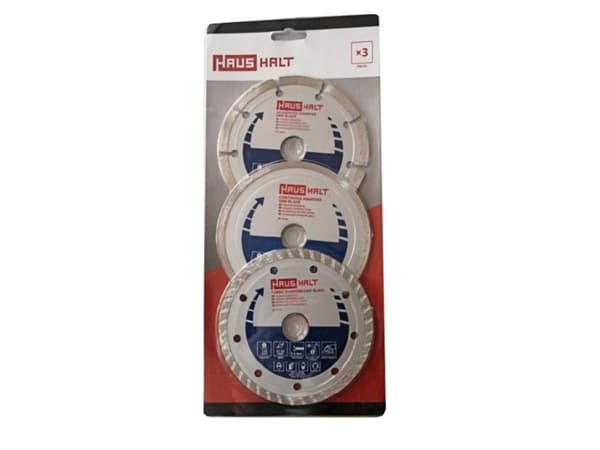 Haushalt Diamond Saw Blade Set 3Pcs 125Dwtb