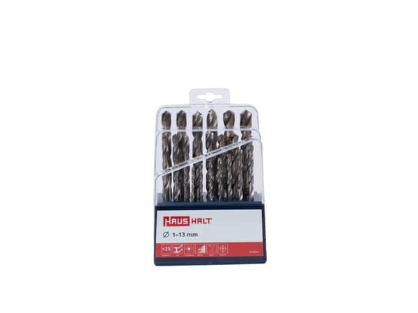 Haushalt Hss Twist Drill Set 25Pcs White 1-13Mm