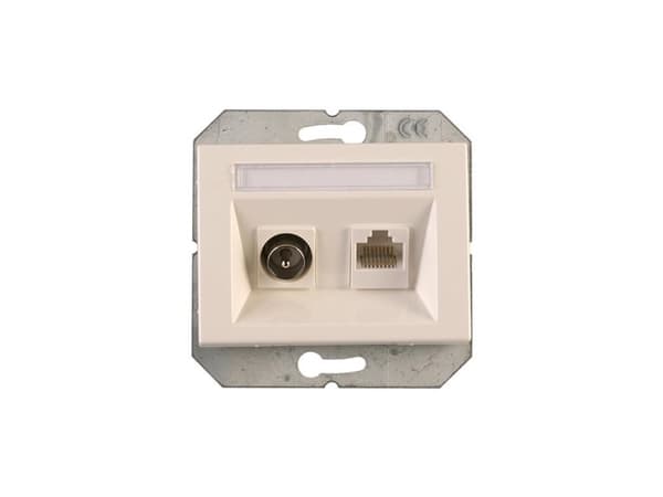 Vilma Computer And Tv Socket Tvl/Klrj45-15E2-