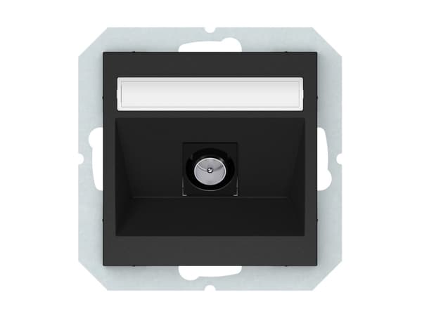 Vilma Tv Socket Black Tvl01-02 Qr1000