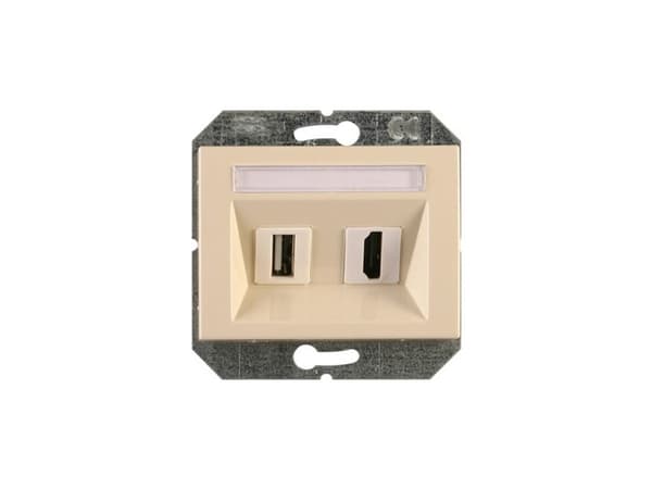 Vilma Hdmi And Usb Port (Beige Colour Xp500