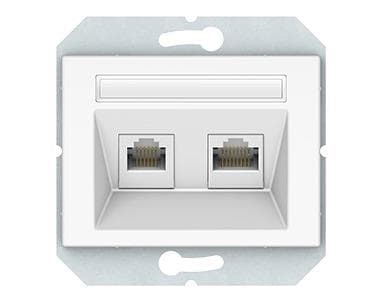 Telephone And Data Socket Vilma Xp White