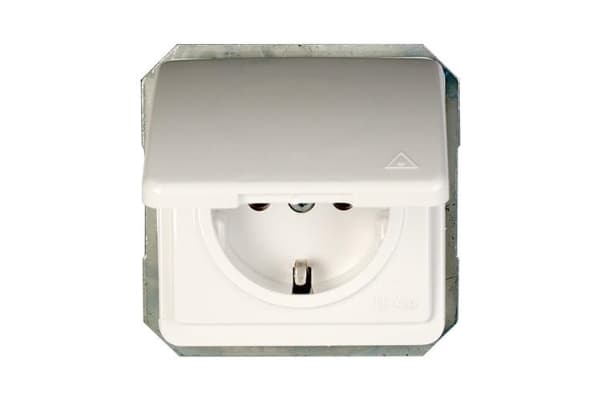 Vilma Plug Socket Rp16-003-02 V White Lx200