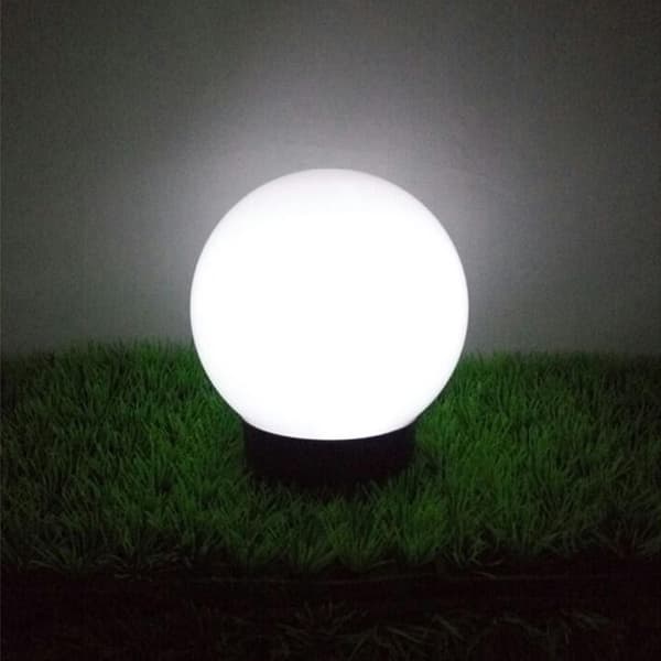 GREENBLUE GB166 GreenBlue GB166 Solar frittstående hagekule 25x25x58cm, hvit LED