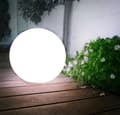 Miniatyrbilde 5 av 5: GREENBLUE GB166 GreenBlue GB166 Solar frittstående hagekule 25x25x58cm, hvit LED