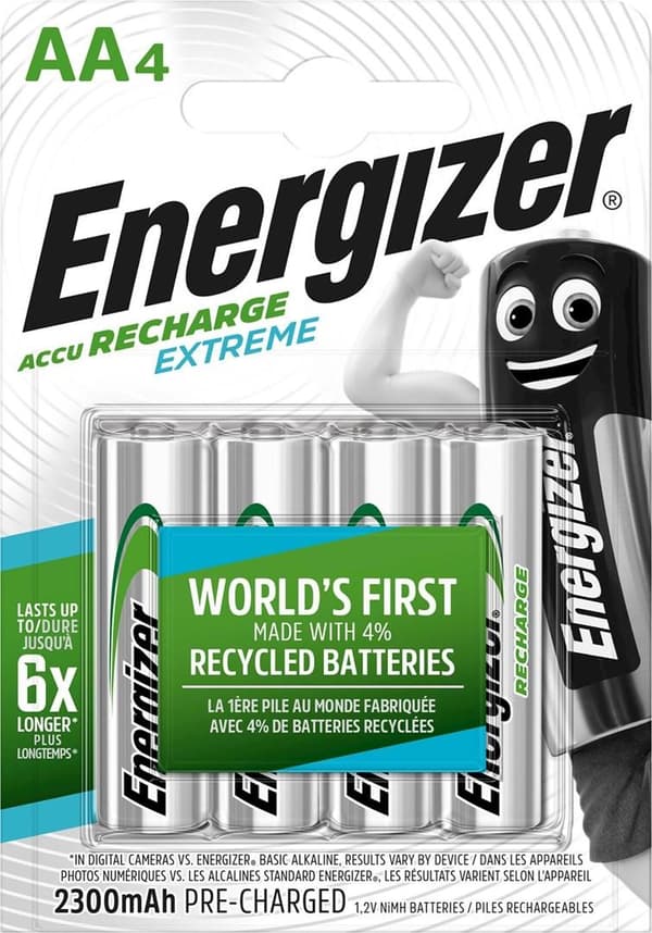 Energizer® Recharge Extreme AA - 4-pack