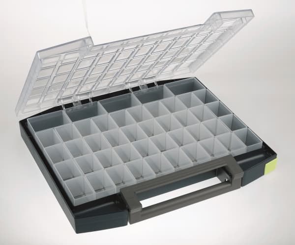raaco Boxxser 55 5x10-45, Polykarbonat, 1,91 kg, Blå