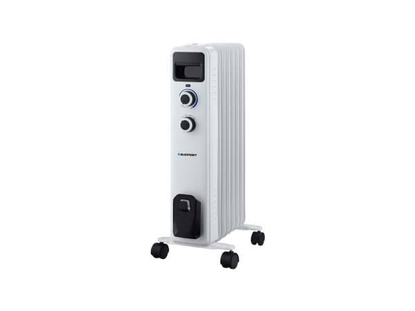 Blaupunkt HOR301, Olje-elektrisk romvarmer, Olje, Innendørs, Gulv, Hvit, 1500 W Hvit