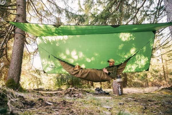 AMAZONAS Traveller Tarp XXL, Raincover, Grønn, Polyester, 4000 mm, 3000 mm, 980 g