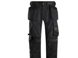 Snickers arbejdsbuks str. 48 - sort stretch m/hylsterlomme - 6251