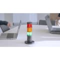 Miniatyrbild 3 av 4: Werma Signaltechnik Signalsats CO2-indikering 649.000.10 Röd, Gul, Grön 1 set