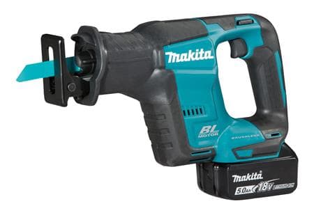 MAKITA Kompakt, borstlös, kortramad sticksåg för metallskärning och rivningsarbete utan gnistor.