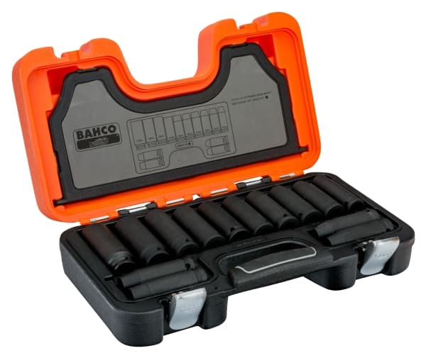 Bahco slaghuvudssats 1/2" 10-27 L