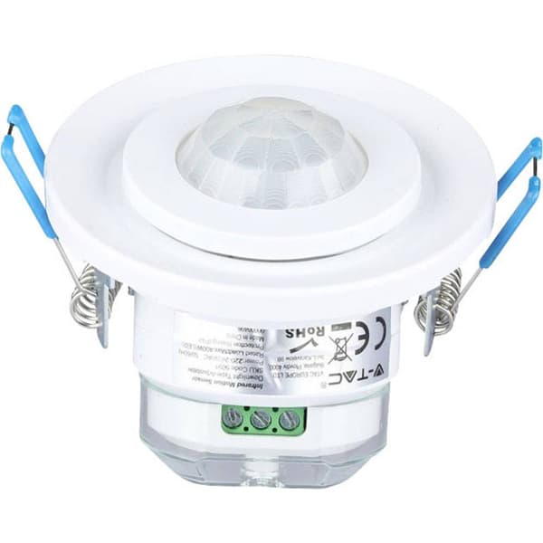 V-TAC 5091 Rörelsedetektor Infälld 360 ° Vit IP20