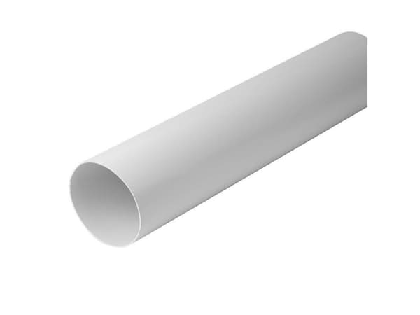 Europlast VENTILATION DUCT 125MM 1M ABS WHITE