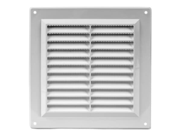 Europlast säleikkö ilmanvaihto 150X150, valkoinen
