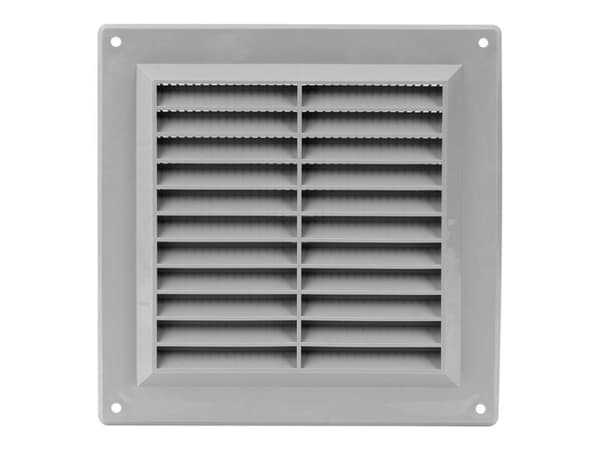Europlast Galler för ventilation 150X150, grått