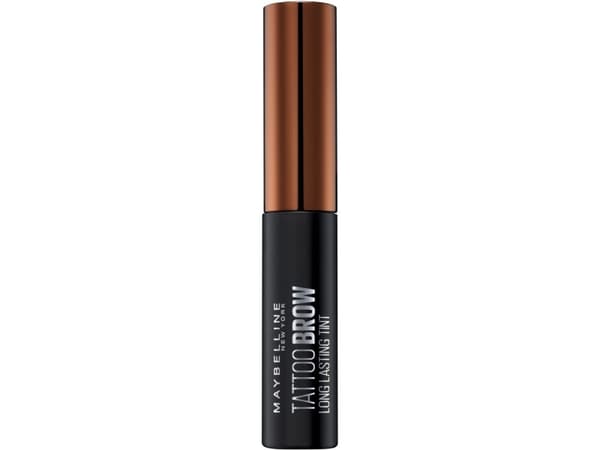 Maybelline Brow Tattoo, Tinte para cejas rubias (tono 1 light) - 40 gr., Ruskea, Vaaleanruskea, Naiset, Harja, 1 kpl, #490E02