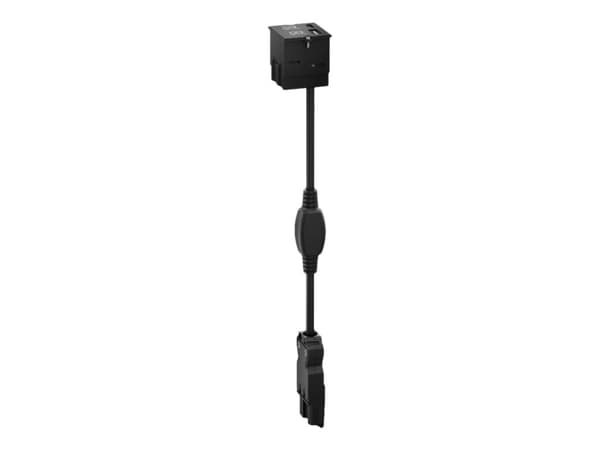 Bachmann Custom module - Modulkontaktplatta med insnäppsfästen - USB Type A, USB Typ C - svart