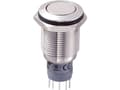 Miniatyrbild 1 av 3: TRU COMPONENTS LAS2GQF-11/S/P Hårddragna tryckknappar 250 V/AC 3 A 1 x On/(On) Touching 1 st