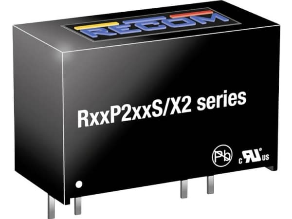 RECOM R05P205S/X2 DC/DC-omvandlare, tryck 400 mA 2 W Antal utgångar: 1 x