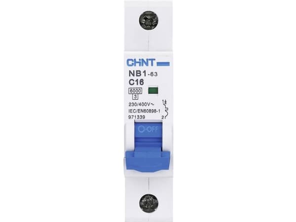 Chint 179600 NB1L Ledningssikkerhedsafbryder 1-kertainen 10 A