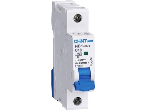 Chint 179782 NB1L Ledningssikkerhedsafbryder 1-kertainen 10 A