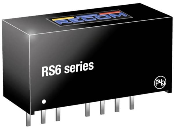 RECOM RS6-2405S DC/DC-omvandlare, tryck 1200 mA 6 W Antal utgångar: 1 x