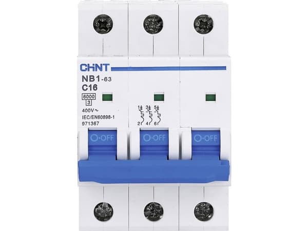 Chint 179707 NB1L Ledningssikkerhedsafbryder 3-flight 40 A