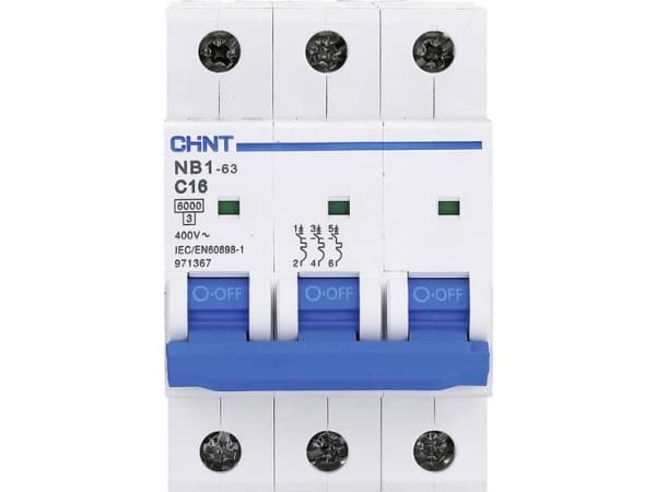 Chint 179707 NB1L Ledningssikkerhedsafbryder 3-flight 40 A