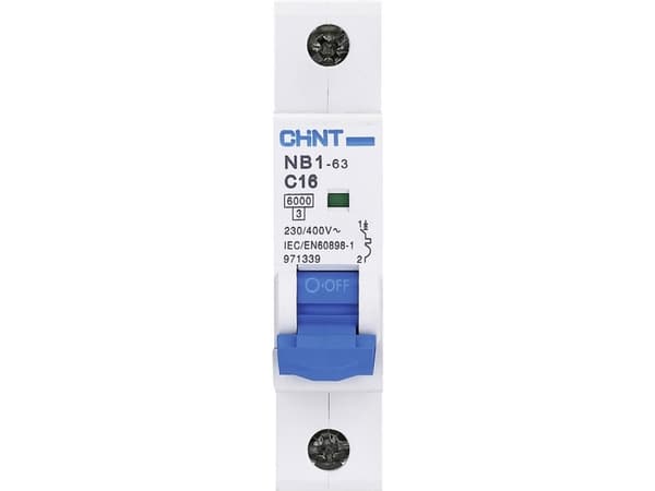 Chint 179784 NB1L Ledningssikkerhedsafbryder 1-flight 16 A