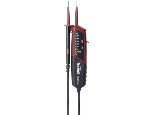 Testboy 40 Simple To-polet spændingstester CAT III 600 V Akustik, LED